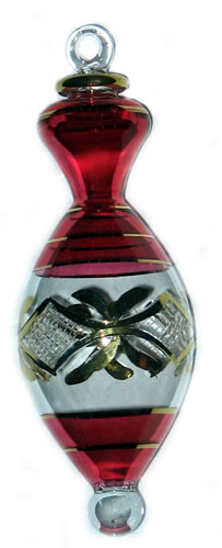 Boxing Day Blown Glass Christmas Ornament