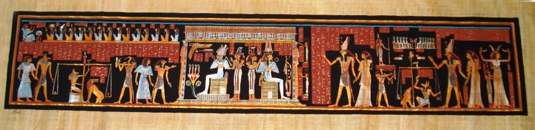 Papyrus art Final Judgment