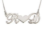 Name necklace sterling silver