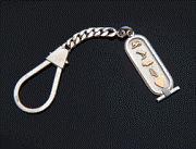 Sterling silver personalzied keychain