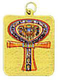 last etched ankh pendant
