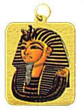 King Tut laser etched pendant