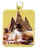Laser etched pendant of the Sphinx and Pyramids