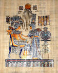 Papyrus_art_King_Tut_Throne