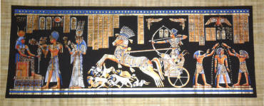  Papyrus Painting - The Life and Death of King Ramses