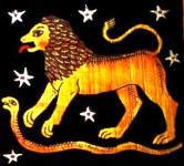 Egyptian Astrological papyrus painting Leo