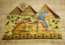 sphinx papyrus art