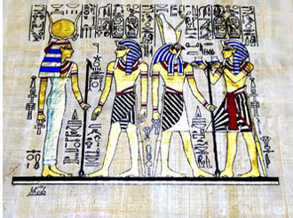 ramses in afterlife  papyrus