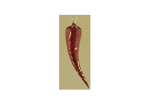 chili blown glass christmas ornament 