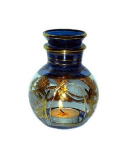 Blown glass oil diffusers