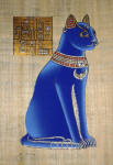 Papyrus_art_Bast_Egyptian_cat