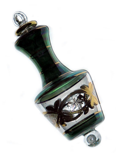 Blown glass christmas ornament