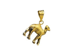 Camel pendant in 18k gold or 900 silver