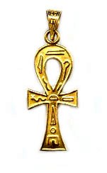 Embossed Ankh pendant