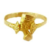 18k gold nefertiti ring