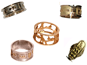 personalized rings and bands jewelry in 18k gold and silver