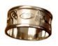 Silver cartouche ring